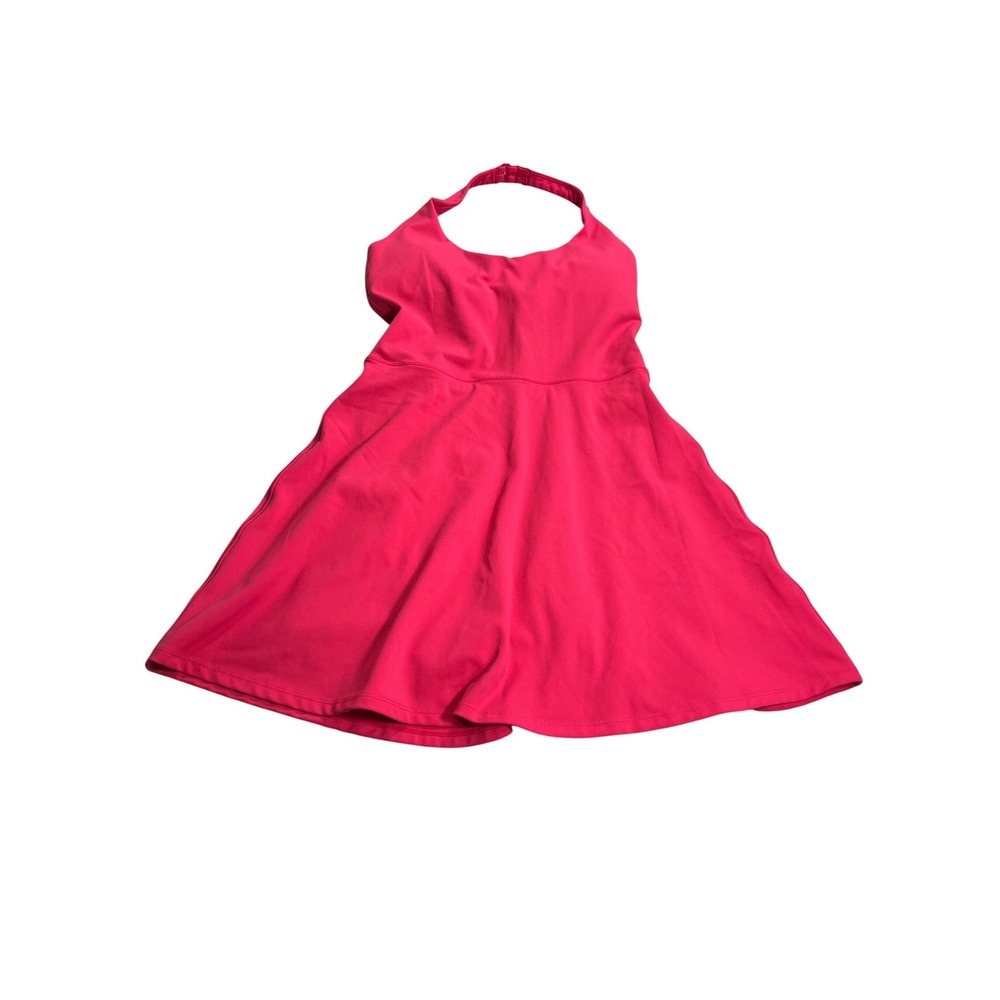 Fabletics Hot Pink Active Dress Small Built In Shorts Athletic Tennis Dress